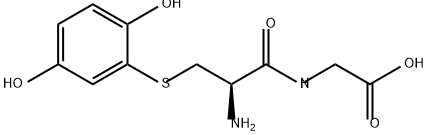 Glycine, S-(2,5-dihydroxyphenyl)-L-cysteinyl- Structure