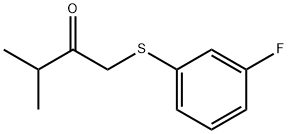 2-Butanone, 1-[(3-fluorophenyl)thio]-3-methyl- Structure