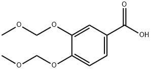 Benzoic acid, 3,4-bis(methoxymethoxy)- Structure