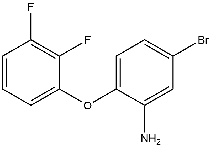 5-Bromo-2-(2,3-difluorophenoxy)benzenamine Structure