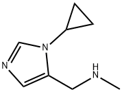 1H-Imidazole-5-methanamine, 1-cyclopropyl-N-methyl- 구조식 이미지