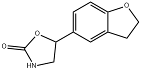 2-Oxazolidinone, 5-(2,3-dihydro-5-benzofuranyl)- Structure