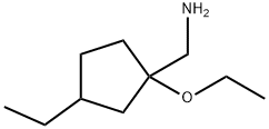 Cyclopentanemethanamine, 1-ethoxy-3-ethyl- Structure