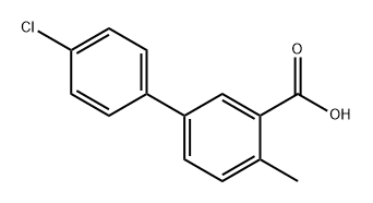 4'-Chloro-4-methyl-[1,1'-biphenyl]-3-carboxylic acid Structure