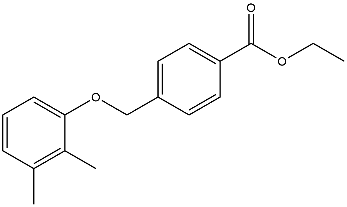 Ethyl 4-[(2,3-dimethylphenoxy)methyl]benzoate Structure