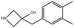 3-Azetidinol, 3-[(3,4-dimethylphenyl)methyl]- Structure