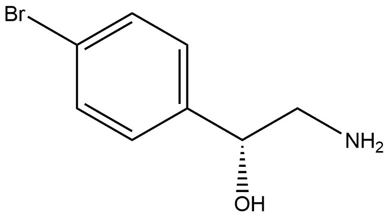Benzenemethanol, α-(aminomethyl)-4-bromo-, (R)- (9CI) Structure