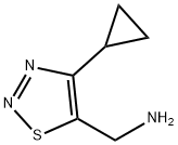 1-(4-cyclopropyl-1,2,3-thiadiazol-5-yl)methanamin
e Structure