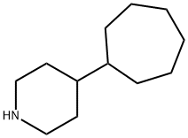 Piperidine, 4-cycloheptyl- Structure