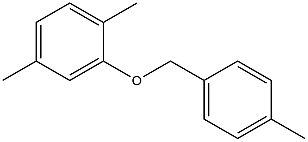 1,4-Dimethyl-2-[(4-methylphenyl)methoxy]benzene Structure