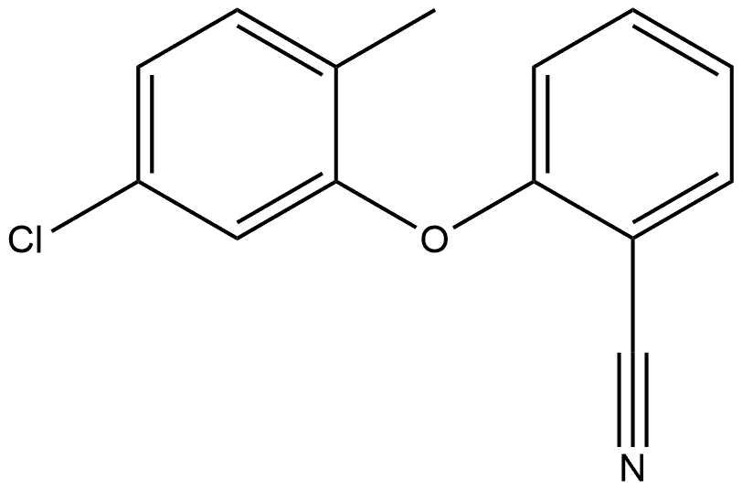 2-(5-Chloro-2-methylphenoxy)benzonitrile 구조식 이미지