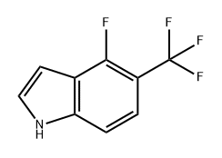 1H-Indole, 4-fluoro-5-(trifluoromethyl)- 구조식 이미지