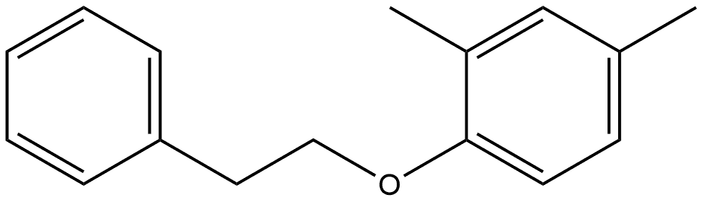 2,4-Dimethyl-1-(2-phenylethoxy)benzene Structure