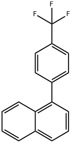 1-(4-(Trifluoromethyl)phenyl)naphthalene Structure