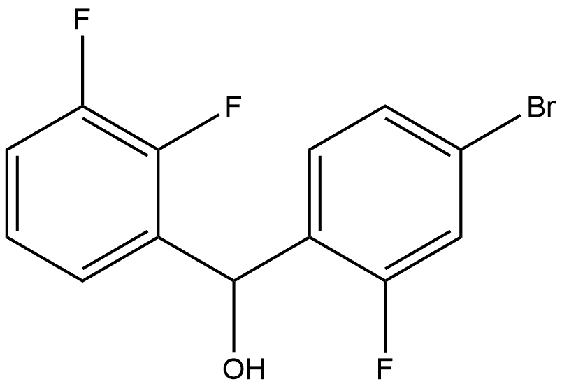 4-Bromo-α-(2,3-difluorophenyl)-2-fluorobenzenemethanol Structure