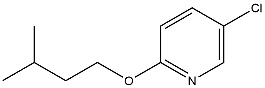 5-Chloro-2-(3-methylbutoxy)pyridine Structure