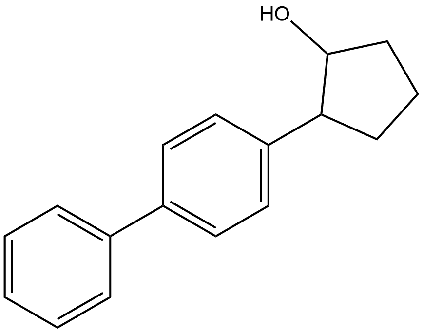 2-[1,1'-Biphenyl]-4-ylcyclopentanol Structure