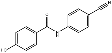 Benzamide, N-(4-cyanophenyl)-4-hydroxy- Structure