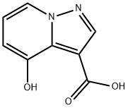 Pyrazolo[1,5-a]pyridine-3-carboxylic acid, 4-hydroxy- Structure