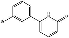 2(1H)-Pyridinone, 6-(3-bromophenyl)- Structure