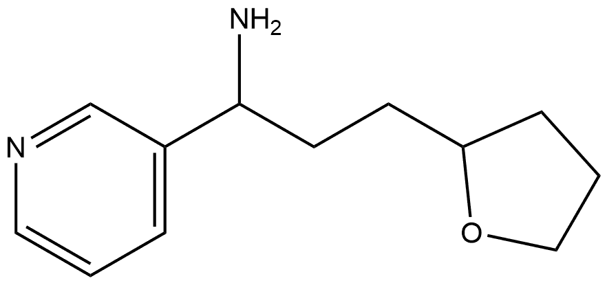 3-(oxolan-2-yl)-1-(pyridin-3-yl)propan-1-amine Structure