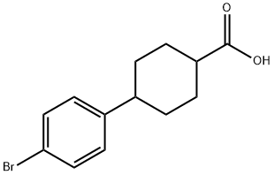 4-(4-Bromophenyl)cyclohexanecarboxylic acid Structure