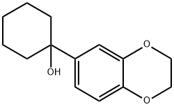 1-(2,3-dihydrobenzo[b][1,4]dioxin-6-yl)cyclohexanol Structure