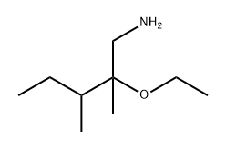 1-Pentanamine, 2-ethoxy-2,3-dimethyl- Structure