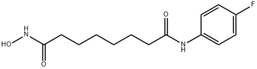 Octanediamide, N1-(4-fluorophenyl)-N8-hydroxy- Structure