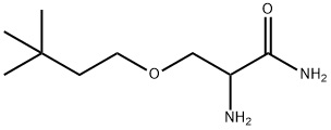 Propanamide, 2-amino-3-(3,3-dimethylbutoxy)- Structure