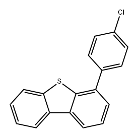 Dibenzothiophene, 4-(4-chlorophenyl)- Structure