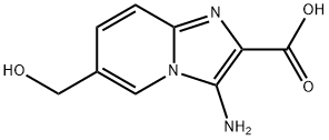 3-amino-6-(hydroxymethyl)imidazo[1,2-a]pyridine-
2-carboxylic acid Structure