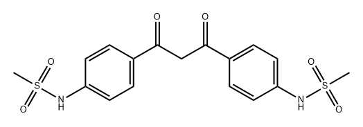 Methanesulfonamide, N,N'-[(1,3-dioxo-1,3-propanediyl)di-4,1-phenylene]bis- (9CI) 구조식 이미지