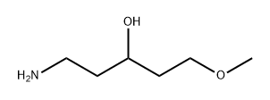 3-Pentanol, 1-amino-5-methoxy- Structure