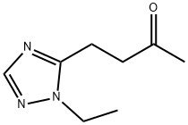 2-Butanone, 4-(1-ethyl-1H-1,2,4-triazol-5-yl)- Structure