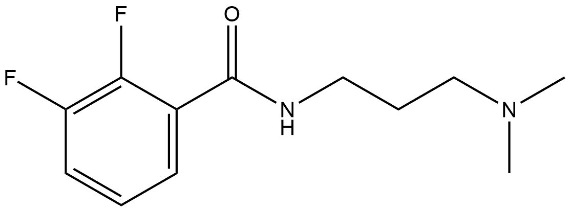 N-[3-(Dimethylamino)propyl]-2,3-difluorobenzamide Structure