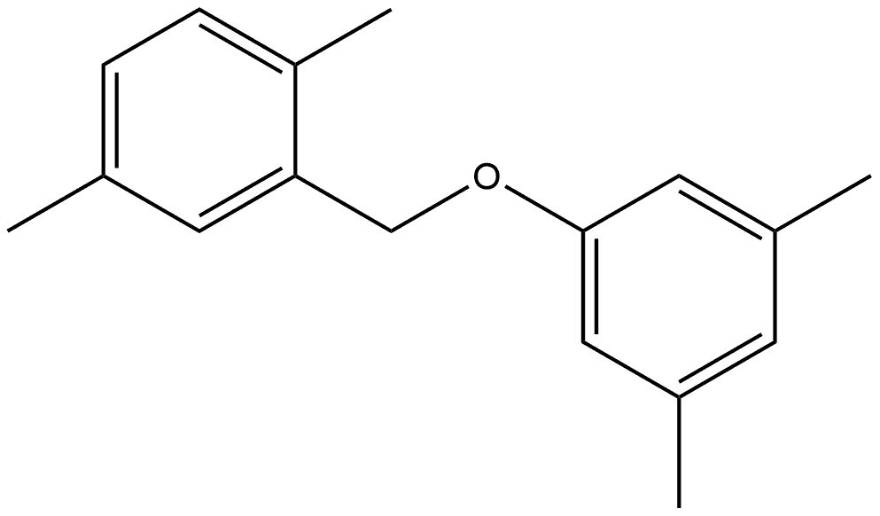 Benzene, 2-[(3,5-dimethylphenoxy)methyl]-1,4-dimethyl- Structure