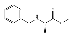 L-Alanine, N-(1-phenylethyl)-, methyl ester 구조식 이미지