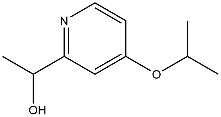 α-Methyl-4-(1-methylethoxy)-2-pyridinemethanol Structure