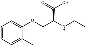 N-ethyl-O-(o-tolyl)-L-serine 구조식 이미지