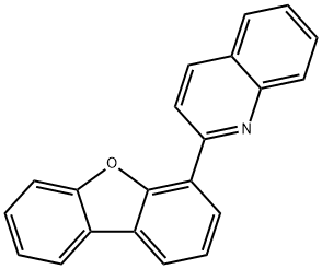 Quinoline, 2-(4-dibenzofuranyl)- Structure