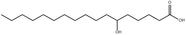 Heptadecanoic acid, 6-hydroxy- Structure