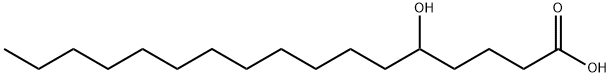 Heptadecanoic acid, 5-hydroxy- Structure