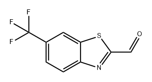 2-Benzothiazolecarboxaldehyde, 6-(trifluoromethyl)- Structure