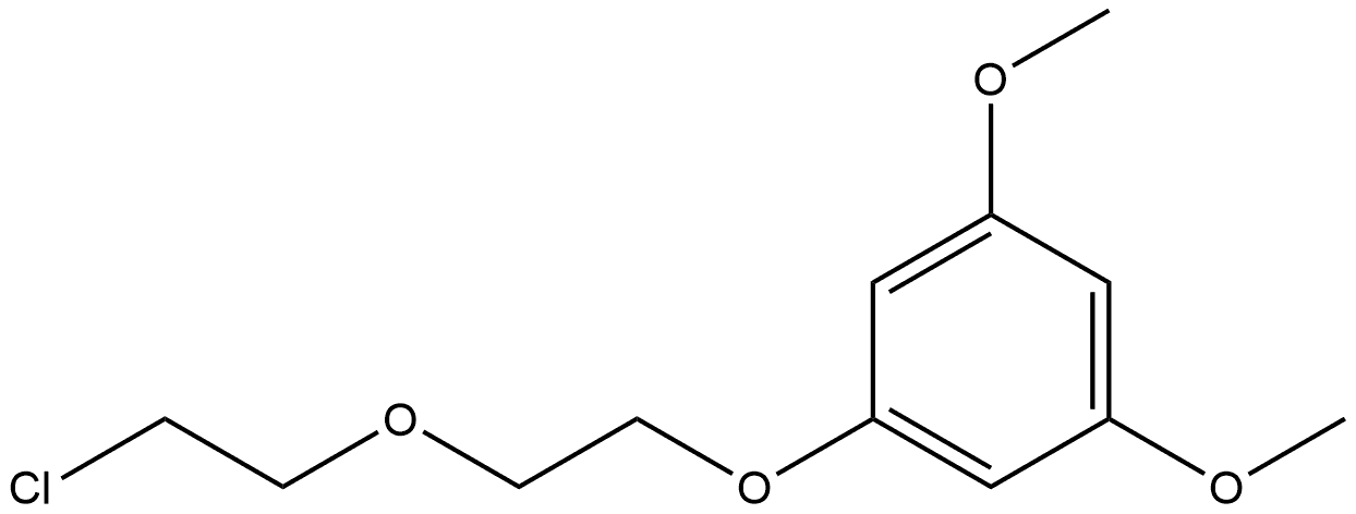 1-[2-(2-Chloroethoxy)ethoxy]-3,5-dimethoxybenzene Structure