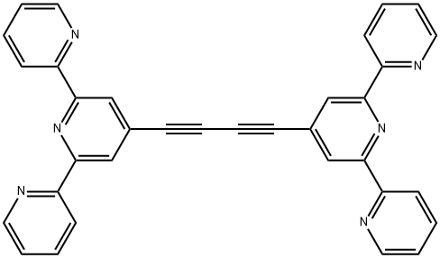 2,2':6',2''-Terpyridine, 4',4''''-(1,3-butadiyne-1,4-diyl)bis- (9CI) Structure