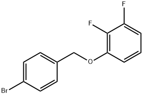 1-((4-Bromobenzyl)oxy)-2,3-difluorobenzene Structure