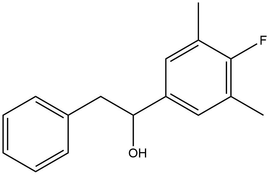 α-(4-Fluoro-3,5-dimethylphenyl)benzeneethanol Structure