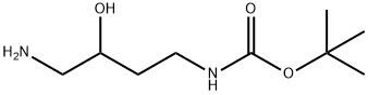 tert-butyl N-(4-amino-3-hydroxybutyl)carbamate Structure