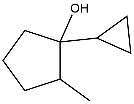 1-Cyclopropyl-2-methylcyclopentanol Structure